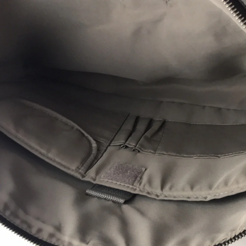 Denali faux leather brown laptop bag